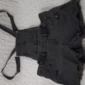 Eighty Two Denim Romper Size 1 Black